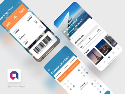 航班、机票预订app ui .xd素材下载