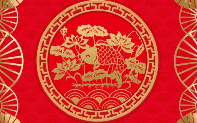 国潮中国风古典吉祥如意美好寓意背景图素材(5) .psd素材下载