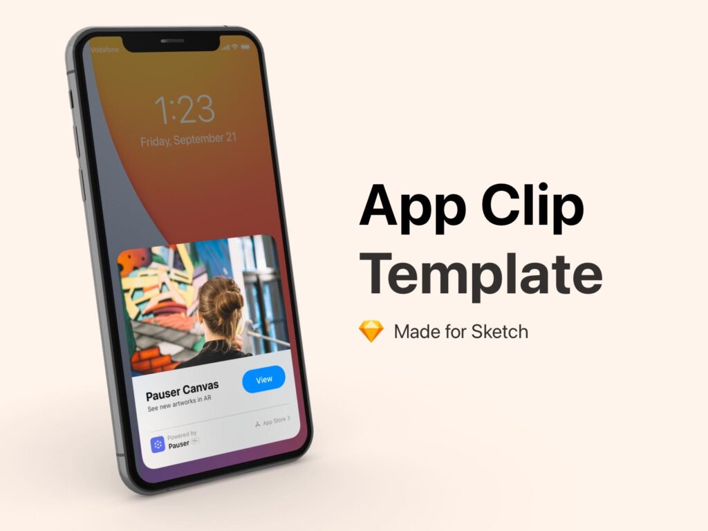 App Clip 模板 .sketch素材下载