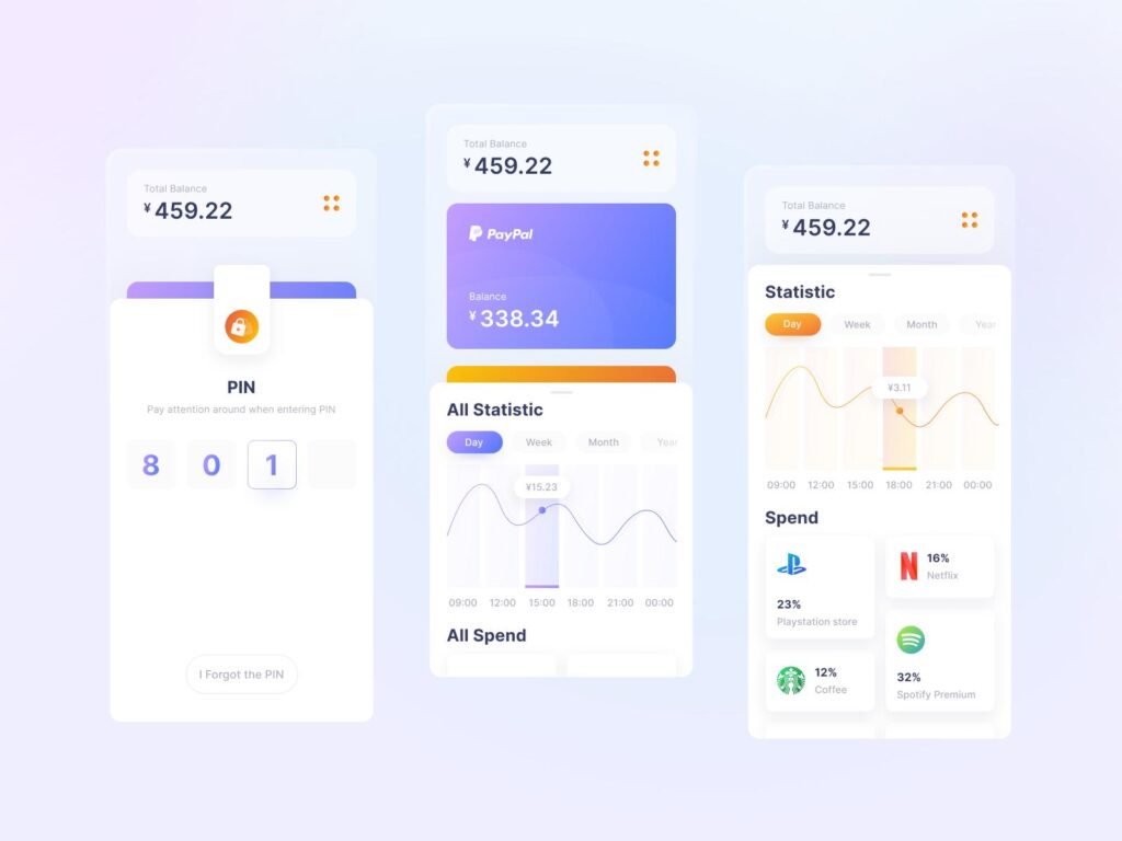 金融app ui .fig素材下载