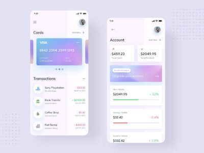 金融app ui .xd素材下载