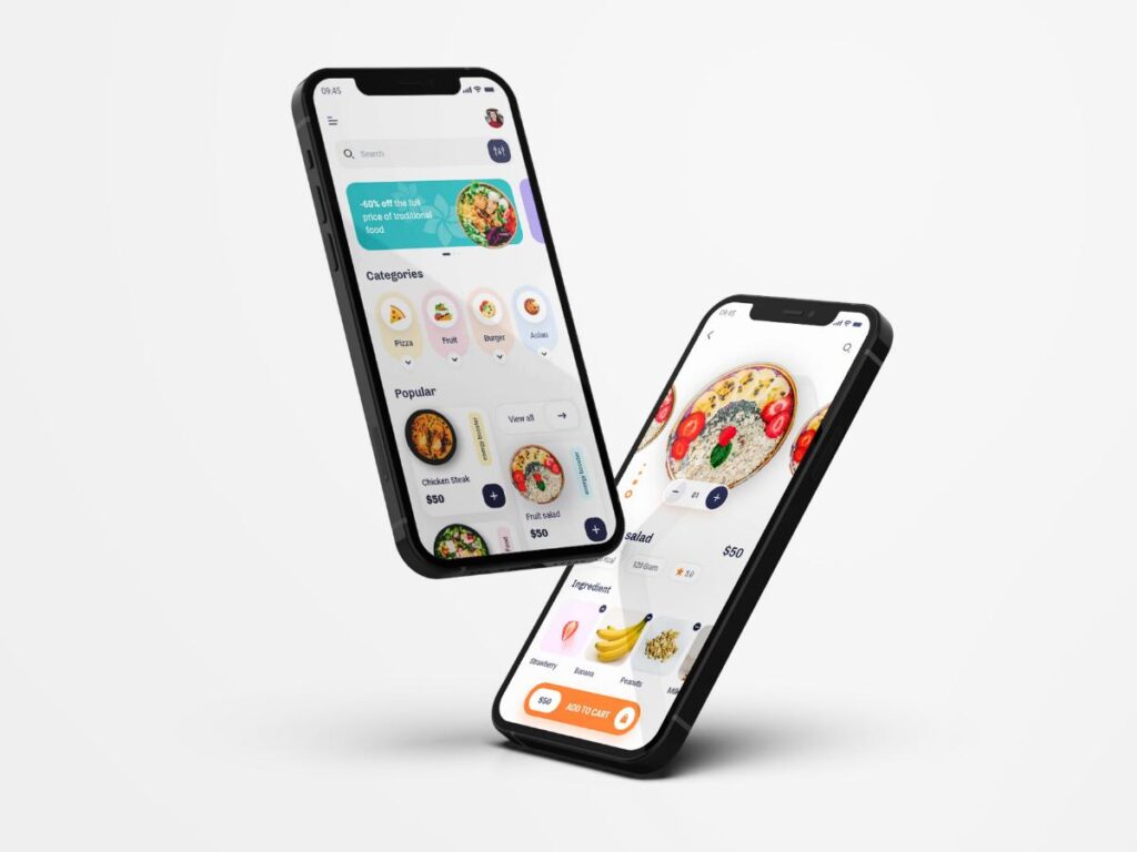 美食外卖app ui .xd素材下载