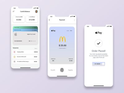 简洁支付APP ui .xd素材下载