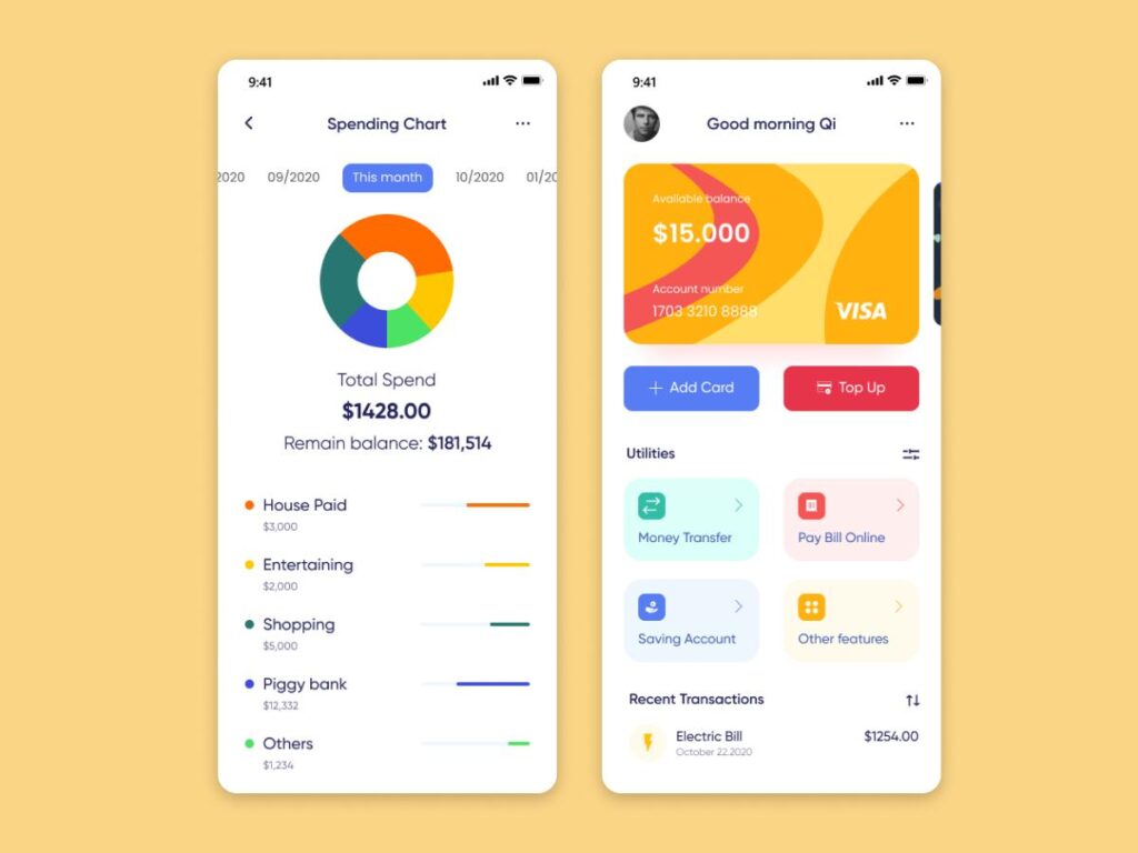 金融app ui .fig素材下载