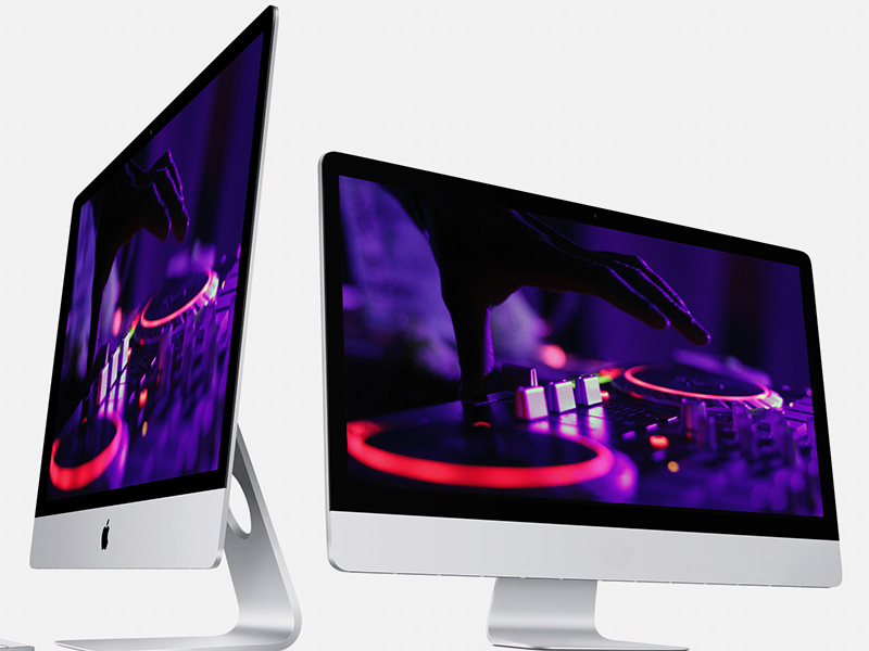 iMac Mockups 样机 .psd素材下载