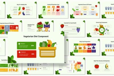 健康食品信息图 PPT模版 (PPT,PPTX)