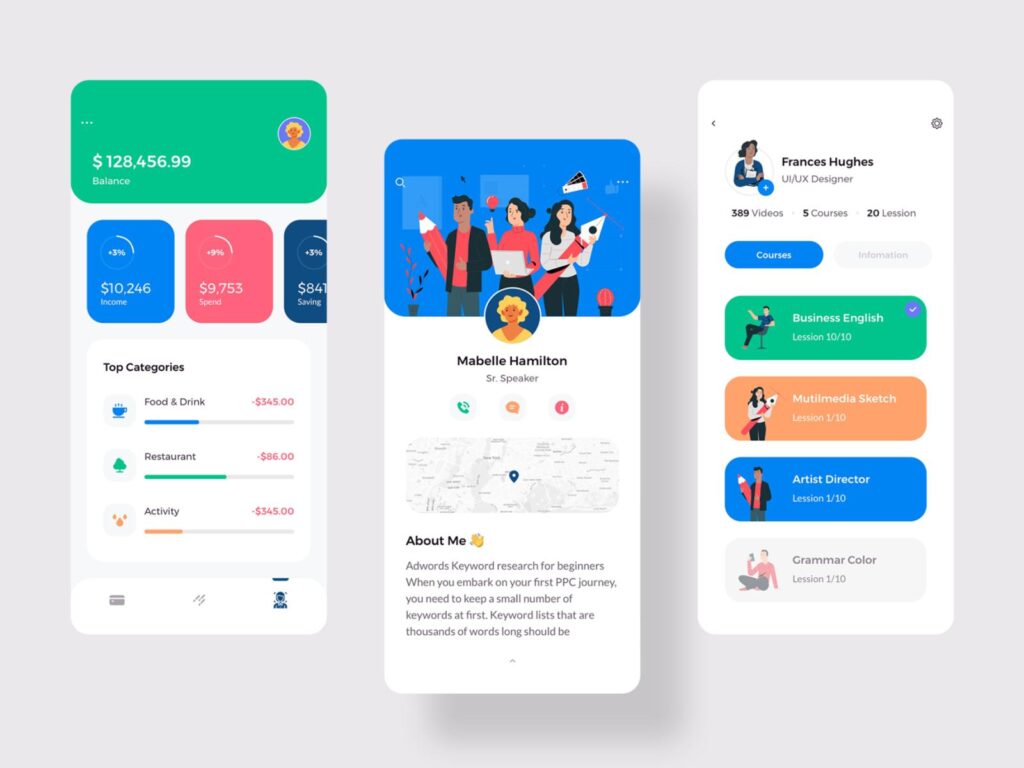 Claka app Profile ui .sketch素材下载