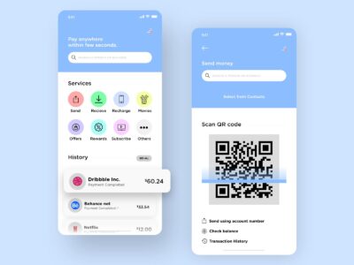 钱包app ui .xd素材下载