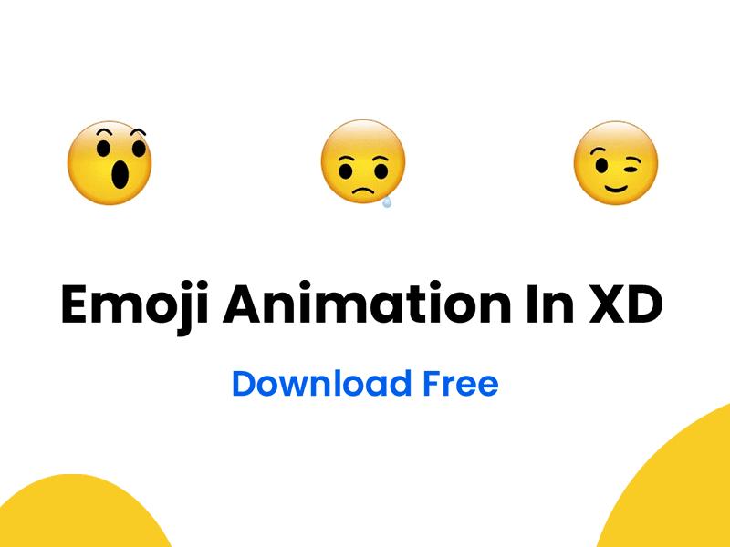 emoji动画表情 .xd素材下载