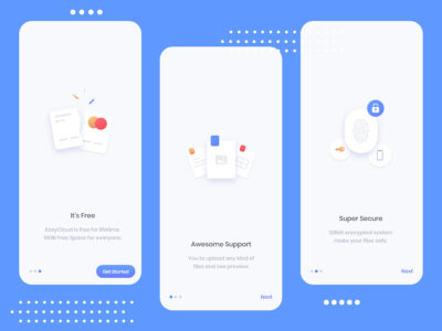 app splash onboarding 页面动画 .xd素材下载