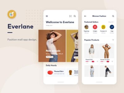 everlane 电商app ui .xd素材下载