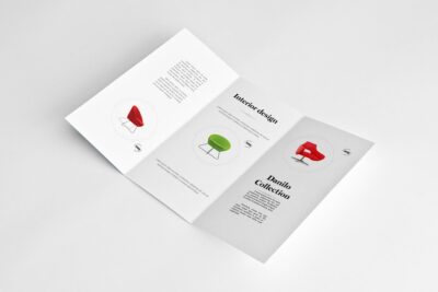 三折页画册模板 Product Trifold Brochure III