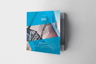 通用画册设计模板 Novo Square Trifold Brochure