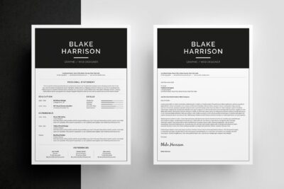 高端简历模板 Blake – Resume/CV