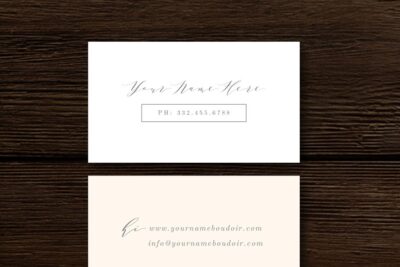 商业艺术名片模板 Fine-Art Business Card Template