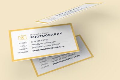 商业个性名片模板 Business Card Template – LEAVES