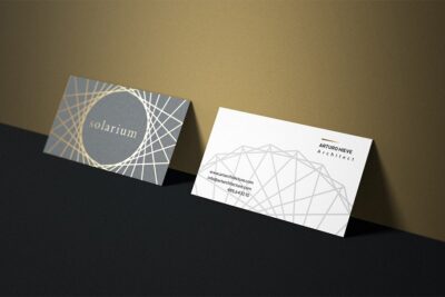 金色奢华名片模板 Gold – Business Card 99