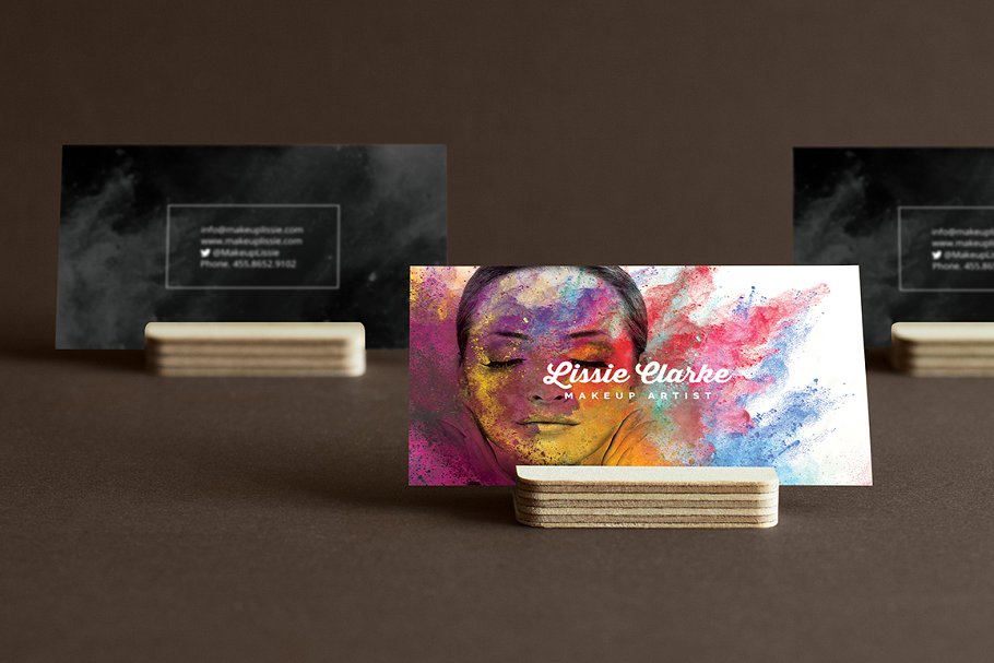 艺术商业名片模板 Artistic – Business Card 84