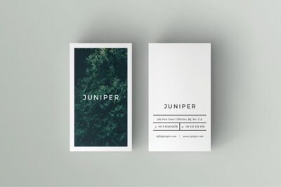 商业卡片名片模板  J U N I P E R Business Card Template