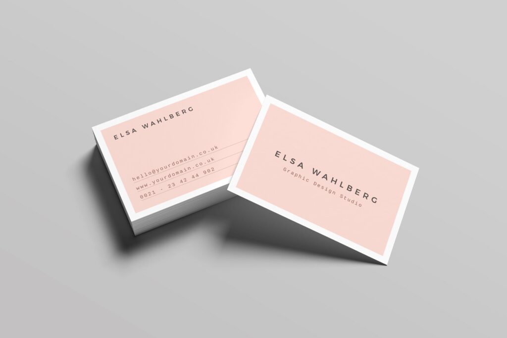 商业名片模板 Wahlberg Business Card Template