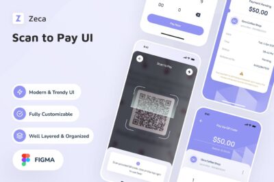 扫描支付应用APP UI KIT (FIG)