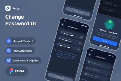更改密码应用App UI Kit (FIG)