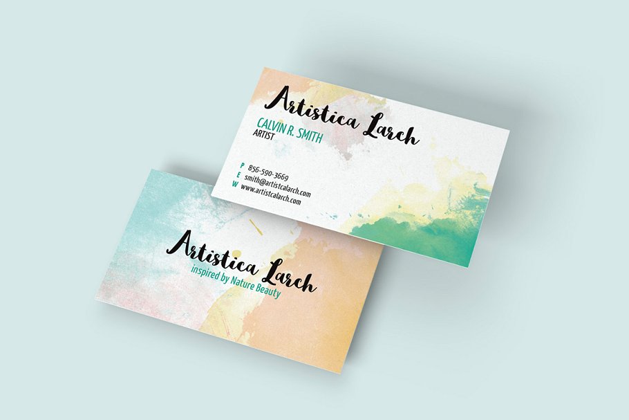 艺术名片模板 Artistic Business Card