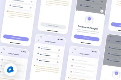 Zeca-更改密码应用APP UI KIT (FIG)