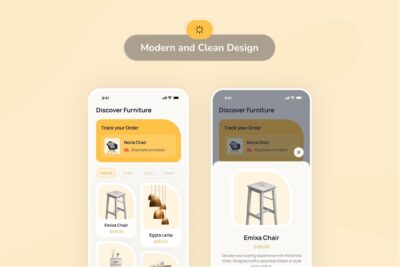 家具店应用App UI Kit (FIG)