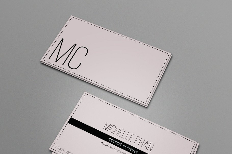 现代简约名片模板 Modern business card template