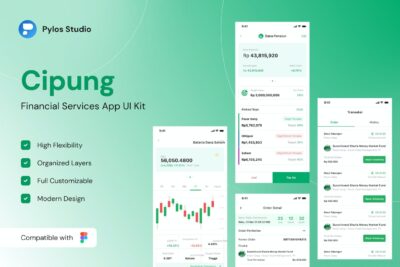 金融服务应用APP UI KIT (FIG)