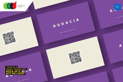 极简主义名片设计 QR Minimal – Business Card 39