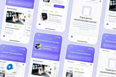 在线课程应用APP UI KIT (FIG)