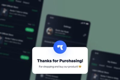 电商我的订单页面APP UI KIT (FIG)