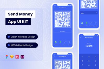 交易支付移动应用APP UI KIT (FIG,SKETCH,XD)