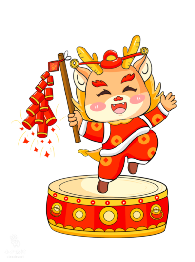 2024新年龙年春节ip形象(36) .psd素材下载