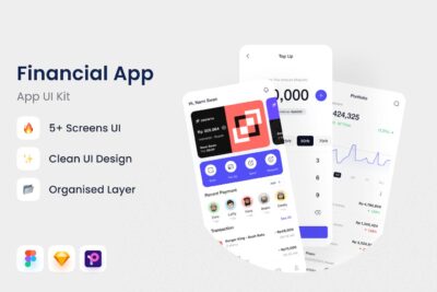 金融应用程序APP UI KIT (FIG)