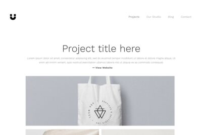 简约设计网站模板 Magnet – Minimal Portfolio Template