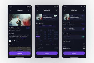 有序新闻暗模式 App UI Kit