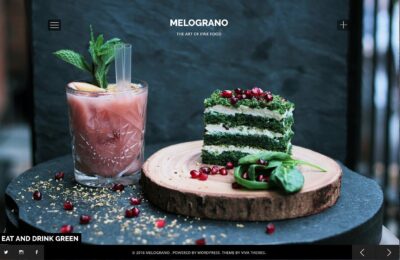 餐厅美食博客模板 Melograno – Restaurant & Bar Theme