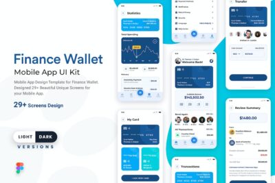 金融移动应用APP UI KIT (FIG)