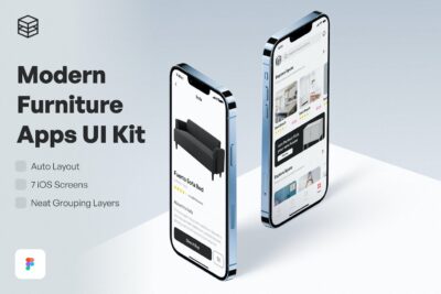 现代家具应用APP UI KIT (FIG)