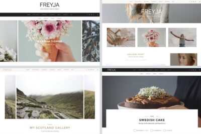 博客皮肤网站模板 FREYJA-wordpress theme for bloggers