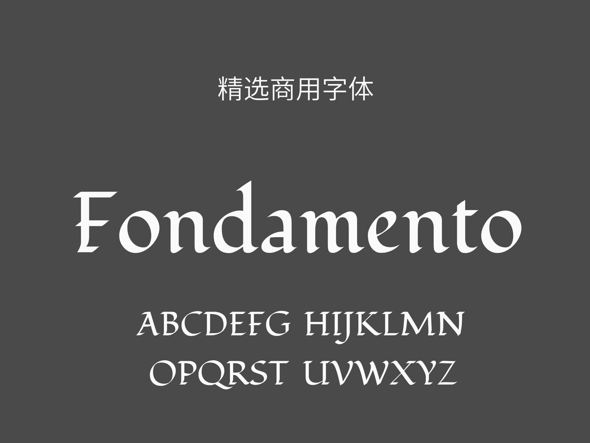 Fondamento.ttf字体下载