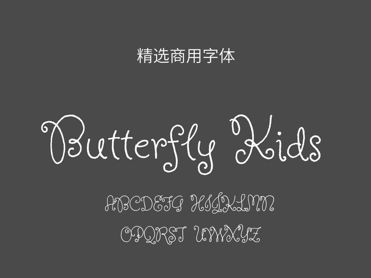 Butterfly Kids.ttf字体下载