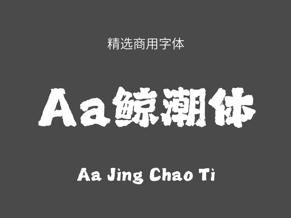 Aa鲸潮体.ttf字体下载