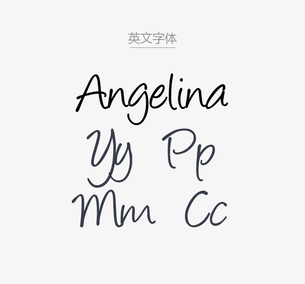 Angelina.ttf字体