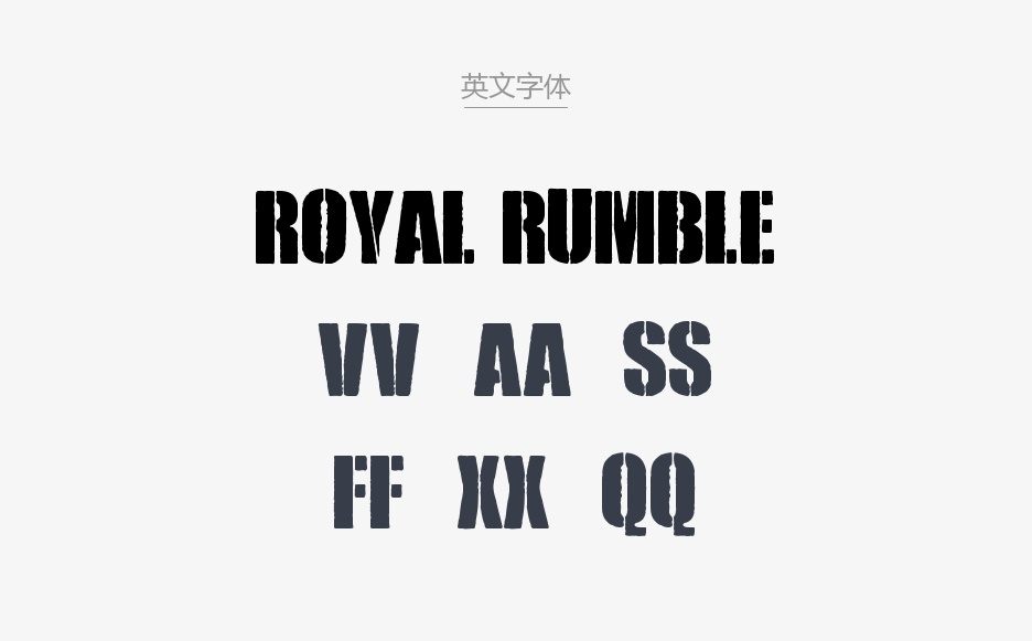 Royal Rumble.ttf字体