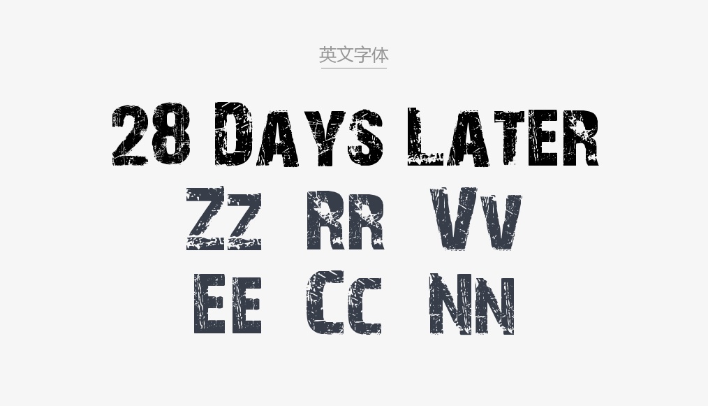 28 Days Later.ttf字体