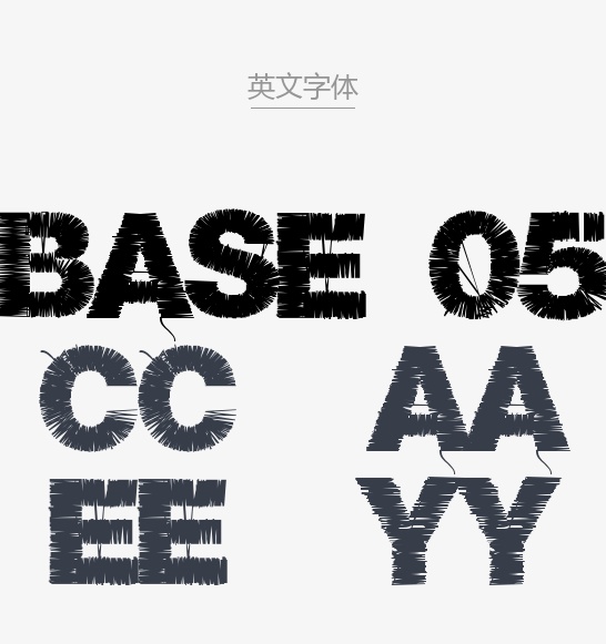 Base 05.ttf字体